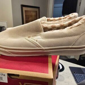 Vans Classic Slip-On Men's Shoes Sneakers VN000DAH89F1 Sherpa / Fleece Sz 10 NEW